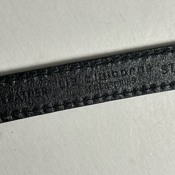 Vintage 1990s Liz Claiborne Slim Leather Belt | Classic Minimal Y2K - Picture 14 of 15